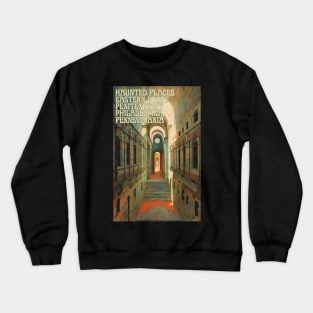 Haunted Places Eastern State Penitentiary Philadelphia Crewneck Sweatshirt